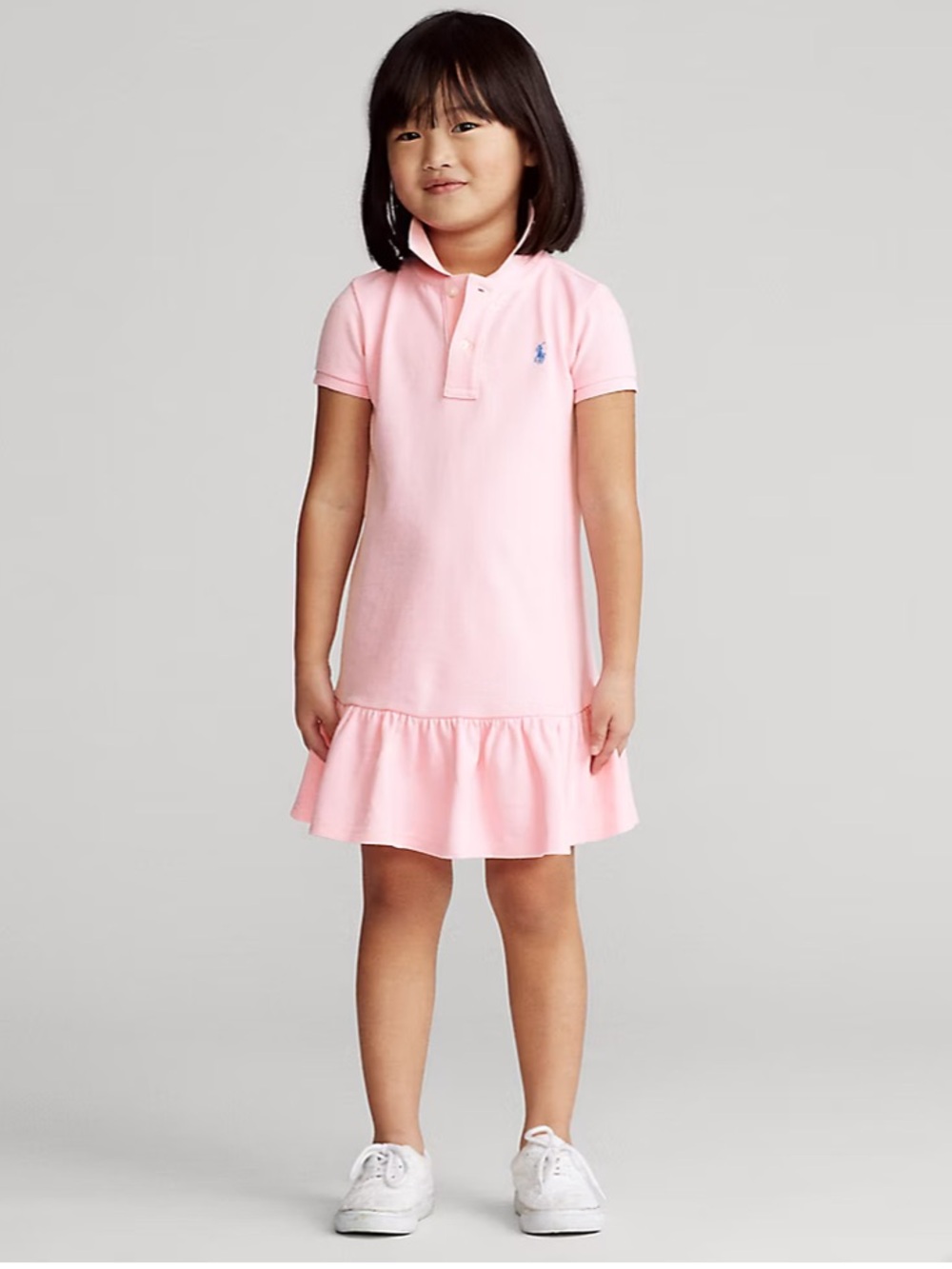 Girls Polo Ralph Lauren Pink Dress